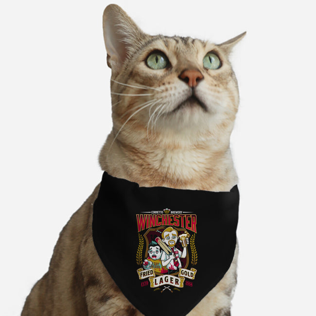 Fried Gold Lager-cat adjustable pet collar-Nemons
