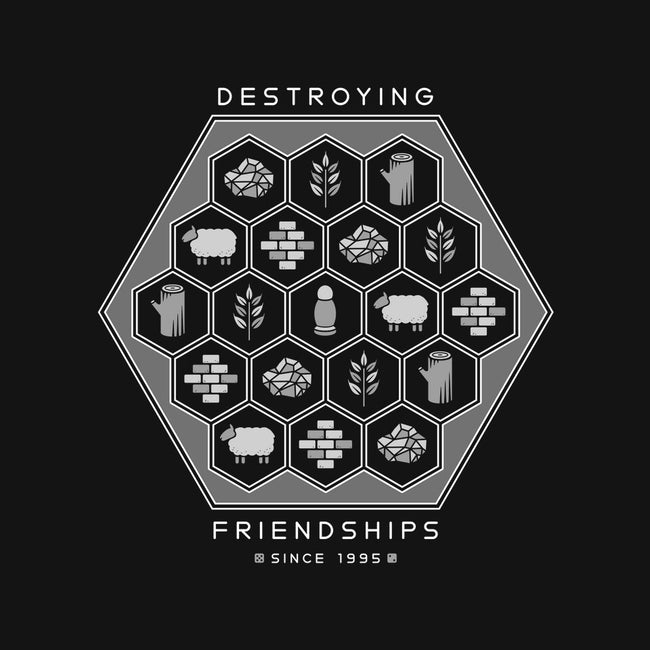Friendship Destroyer-none removable cover throw pillow-Kat_Haynes