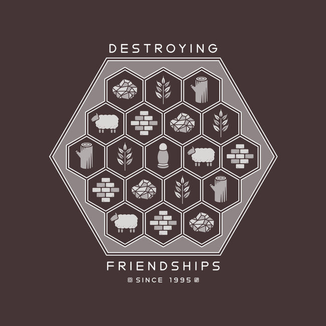 Friendship Destroyer-none polyester shower curtain-Kat_Haynes