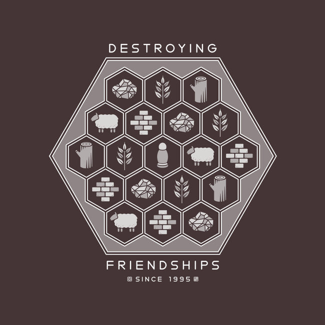 Friendship Destroyer-none removable cover w insert throw pillow-Kat_Haynes