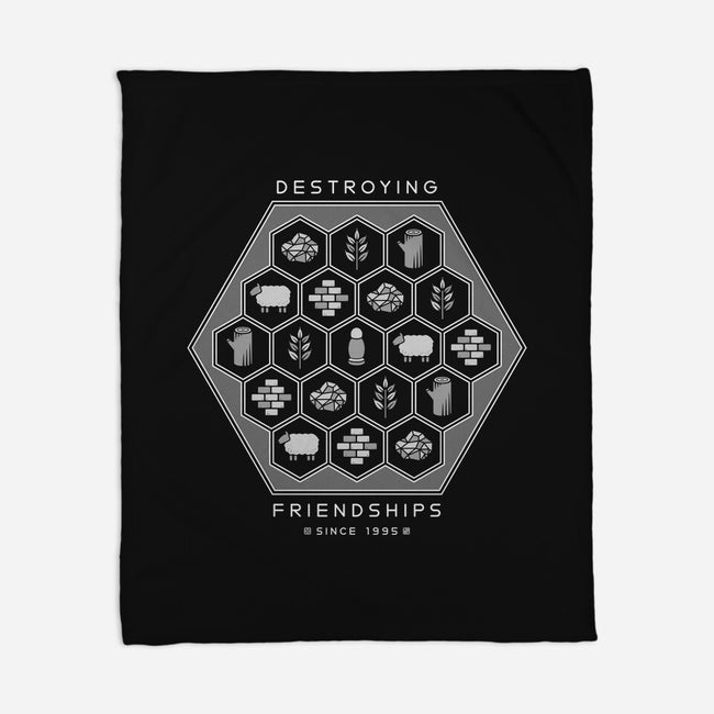 Friendship Destroyer-none fleece blanket-Kat_Haynes