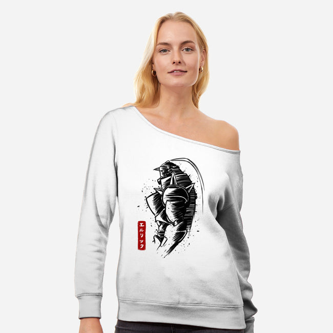 Full Sketch-womens off shoulder sweatshirt-albertocubatas