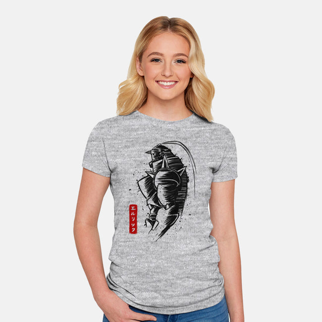 Full Sketch-womens fitted tee-albertocubatas