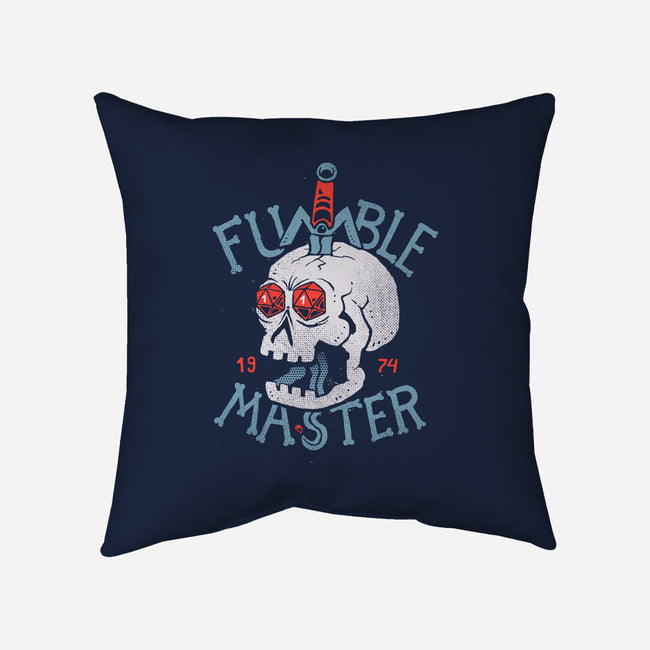 Fumble Master-none non-removable cover w insert throw pillow-Azafran