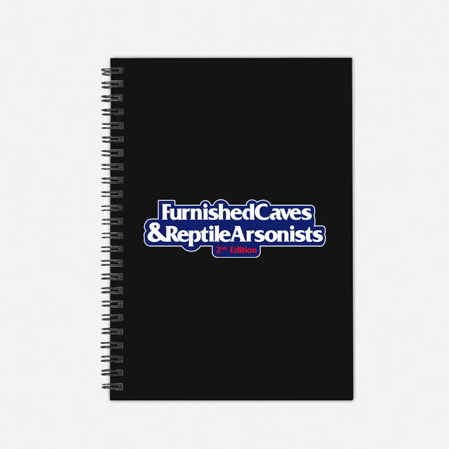Furnished Caves & Reptile Arsonists-none dot grid notebook-Azafran