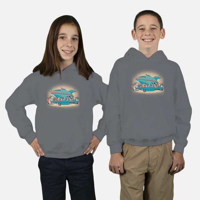 Future Supper-youth pullover sweatshirt-trheewood