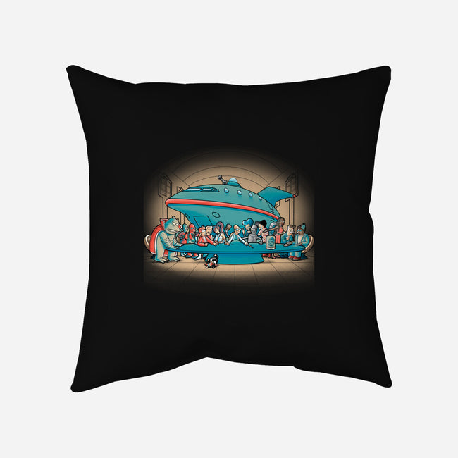 Future Supper-none non-removable cover w insert throw pillow-trheewood