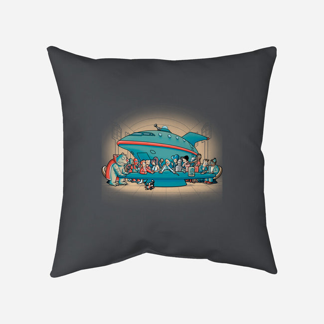 Future Supper-none non-removable cover w insert throw pillow-trheewood