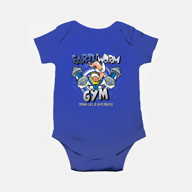 Earthworm Gym-baby basic onesie-Immortalized