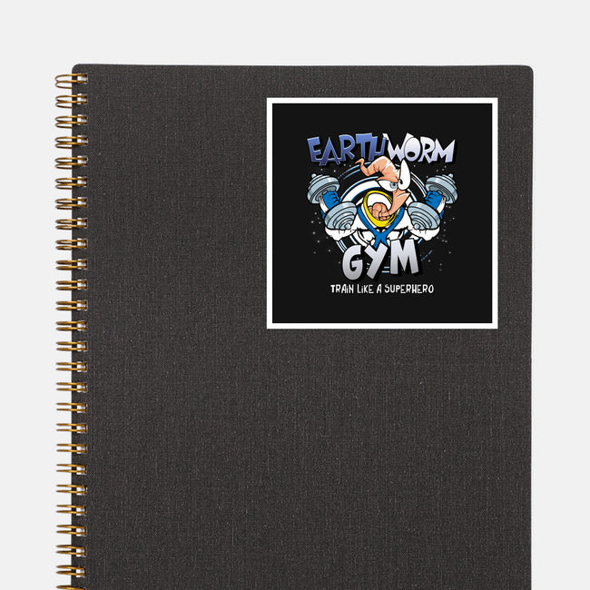 Earthworm Gym-none glossy sticker-Immortalized