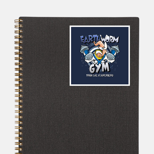 Earthworm Gym-none glossy sticker-Immortalized