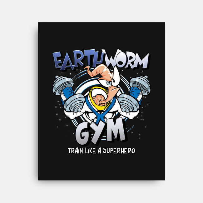 Earthworm Gym-none stretched canvas-Immortalized
