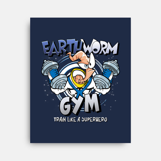 Earthworm Gym-none stretched canvas-Immortalized