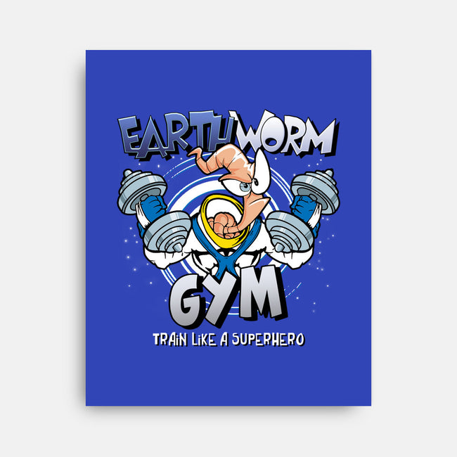 Earthworm Gym-none stretched canvas-Immortalized