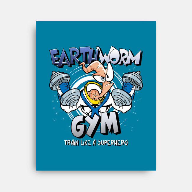 Earthworm Gym-none stretched canvas-Immortalized