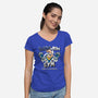 Earthworm Gym-womens v-neck tee-Immortalized