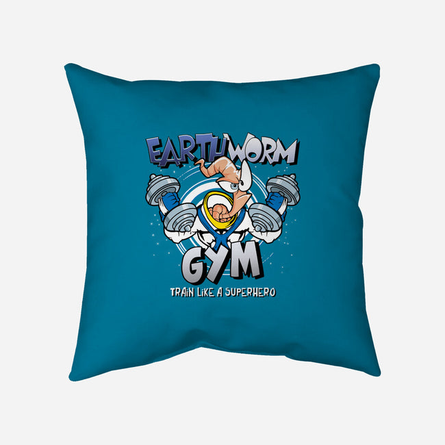 Earthworm Gym-none removable cover w insert throw pillow-Immortalized