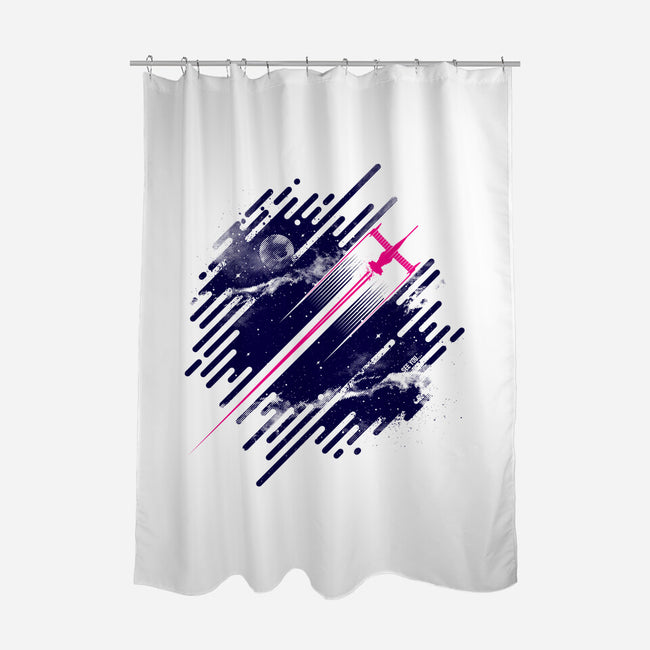Easy Come, Easy Go-none polyester shower curtain-StudioM6
