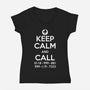 Easy To Remember-womens v-neck tee-DoctorRoboto
