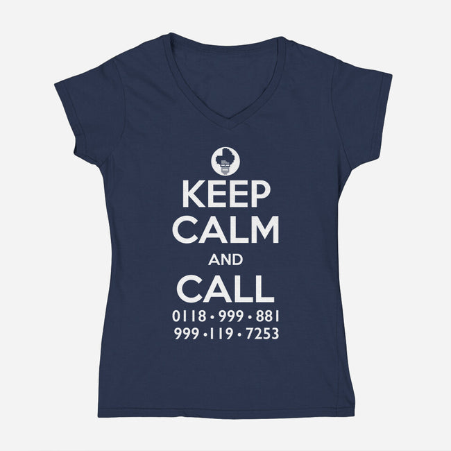 Easy To Remember-womens v-neck tee-DoctorRoboto