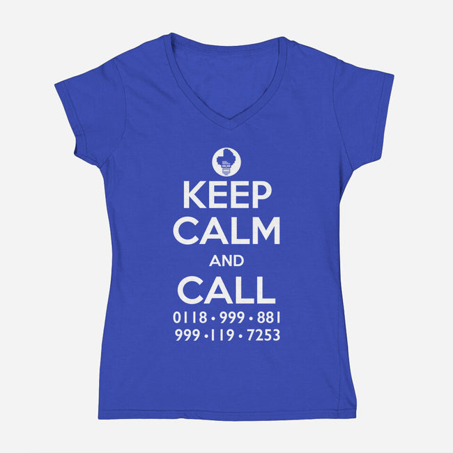 Easy To Remember-womens v-neck tee-DoctorRoboto