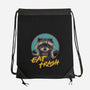 Eat Trash-none drawstring bag-vp021
