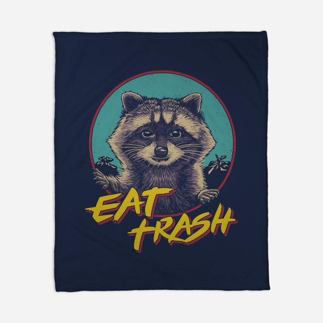 Eat Trash-none fleece blanket-vp021