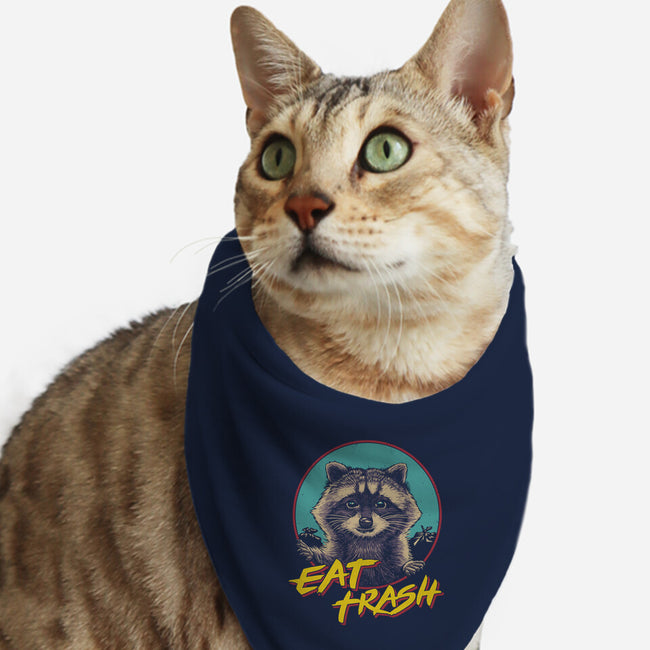 Eat Trash-cat bandana pet collar-vp021