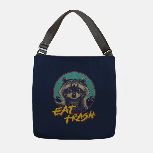 Eat Trash-none adjustable tote-vp021
