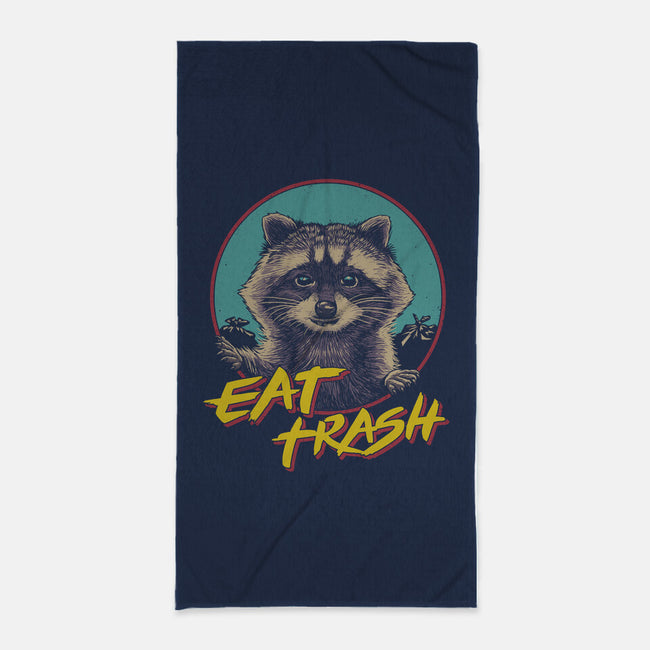 Eat Trash-none beach towel-vp021