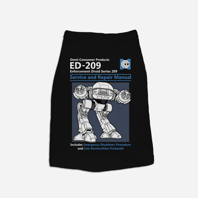 ED-209-dog basic pet tank-adho1982