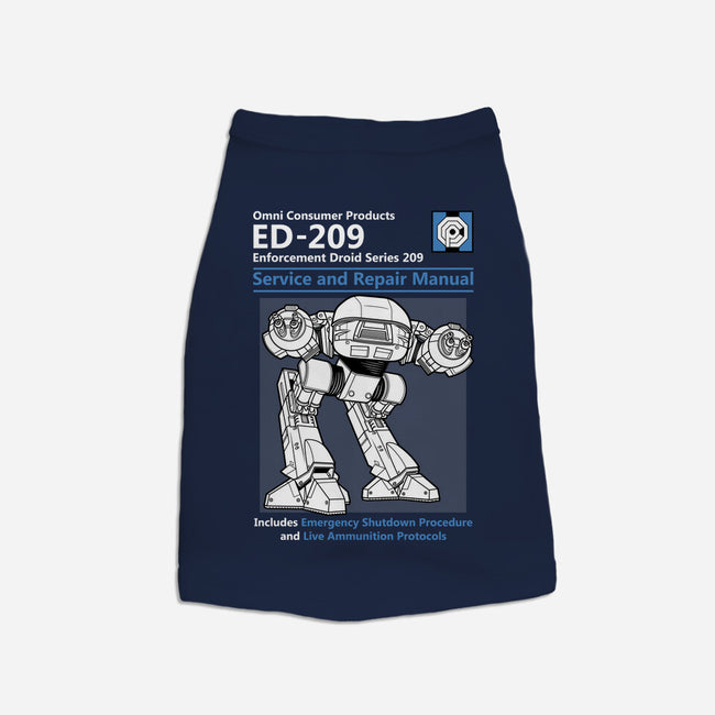 ED-209-dog basic pet tank-adho1982