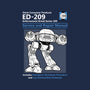 ED-209-none removable cover w insert throw pillow-adho1982