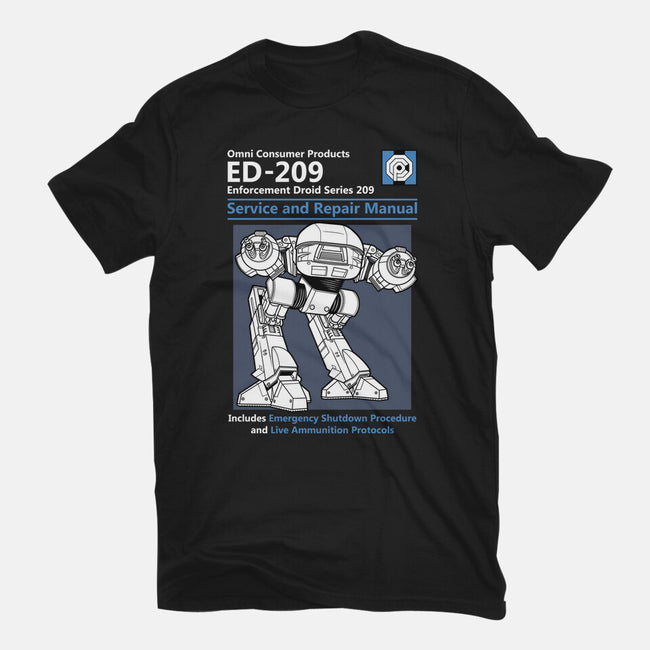 ED-209-unisex basic tee-adho1982