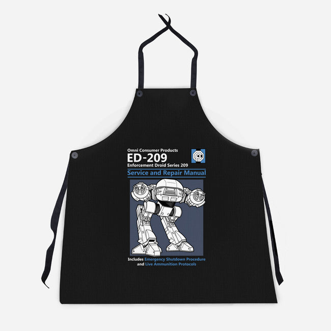 ED-209-unisex kitchen apron-adho1982