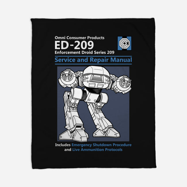 ED-209-none fleece blanket-adho1982