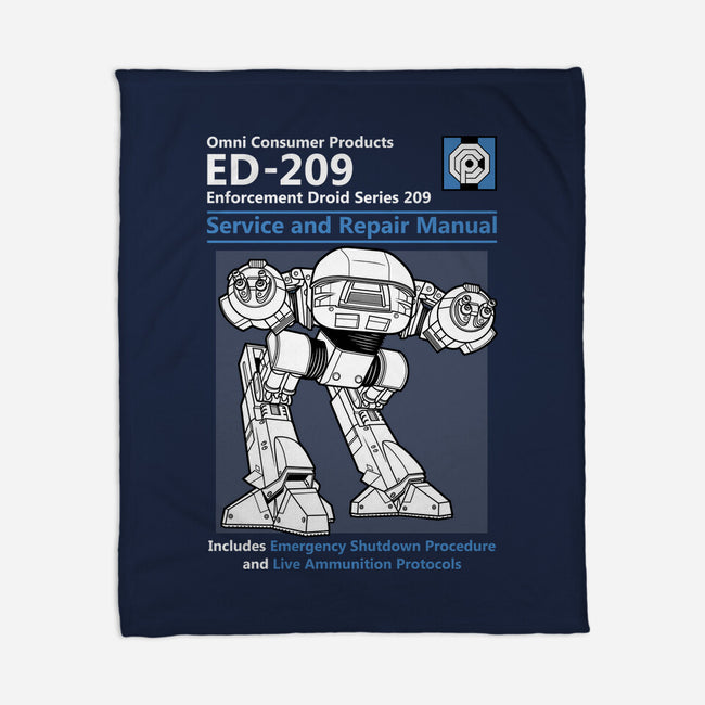 ED-209-none fleece blanket-adho1982