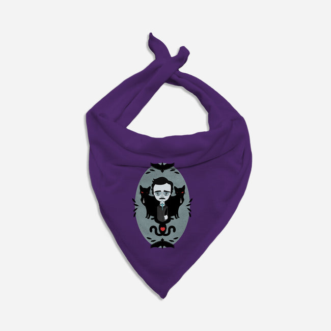 Edgar Allan Poe and Friends-dog bandana pet collar-Murphypop