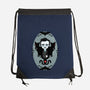 Edgar Allan Poe and Friends-none drawstring bag-Murphypop