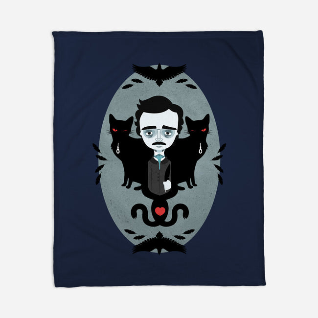 Edgar Allan Poe and Friends-none fleece blanket-Murphypop