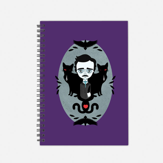 Edgar Allan Poe and Friends-none dot grid notebook-Murphypop