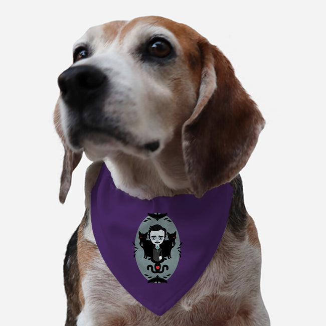 Edgar Allan Poe and Friends-dog adjustable pet collar-Murphypop