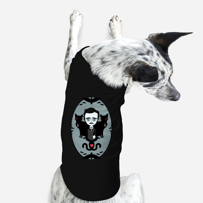 Edgar Allan Poe and Friends-dog basic pet tank-Murphypop