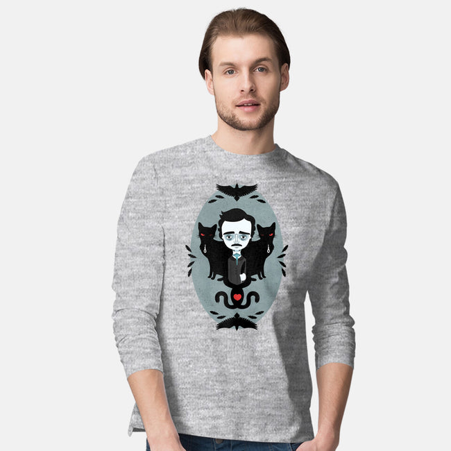 Edgar Allan Poe and Friends-mens long sleeved tee-Murphypop