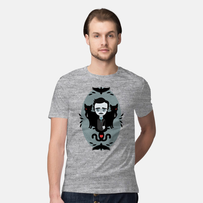 Edgar Allan Poe and Friends-mens premium tee-Murphypop