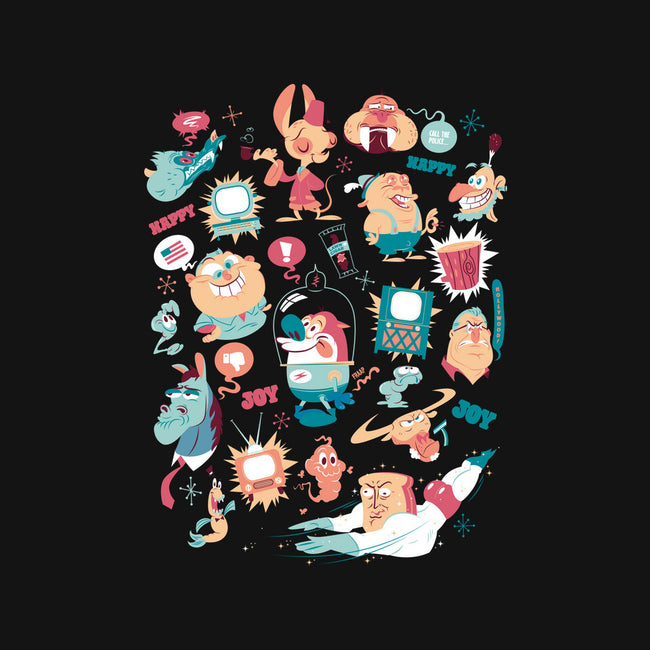 Eediot Box-womens v-neck tee-tanoshiboy