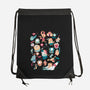 Eediot Box-none drawstring bag-tanoshiboy