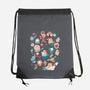 Eediot Box-none drawstring bag-tanoshiboy