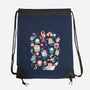 Eediot Box-none drawstring bag-tanoshiboy