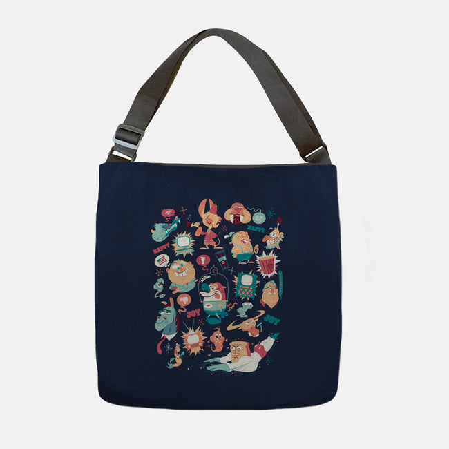 Eediot Box-none adjustable tote-tanoshiboy